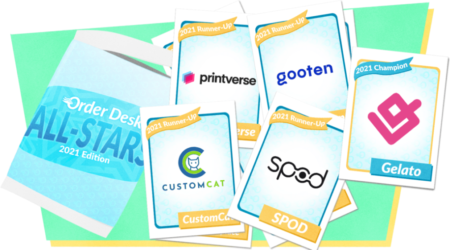 Order Desk AllStars The Top 5 Print on Demand Integrations of 2021
